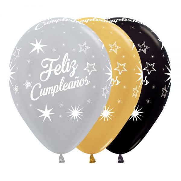 Feliz cumpleaños deluxe destellos