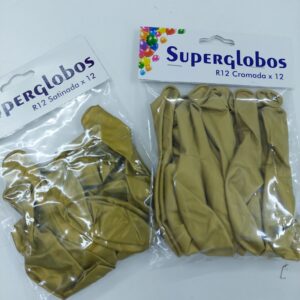 Globos superglobo, globos cromados, globos satinados