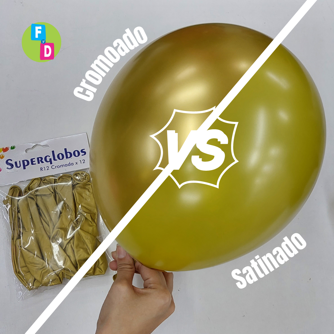 Globos Cromados; Por Fin Compramos Plateado Y Al Inflarlo ES Plateado