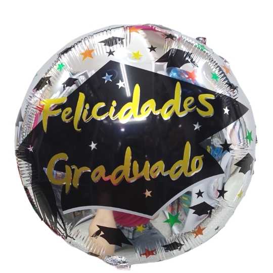 Globo Metalizado 18″ Motivo De Grado